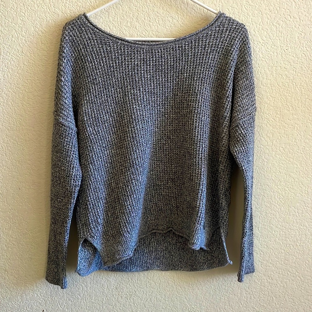hollister knit long sleeve top